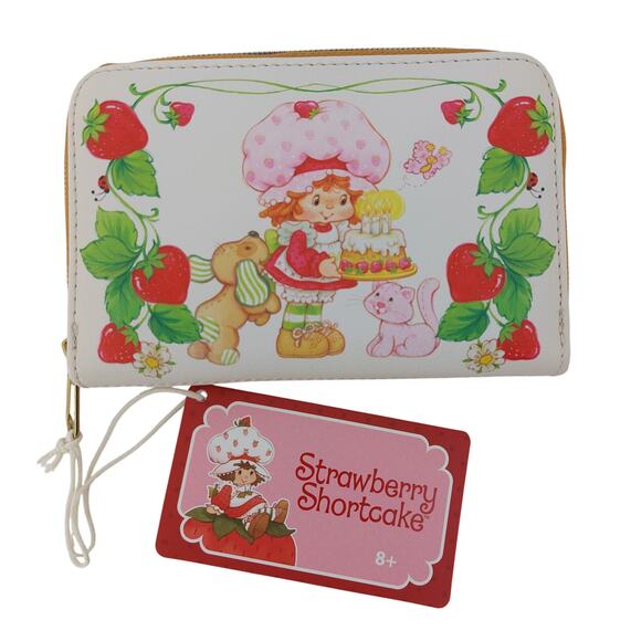 Loungefly Strawberry Shortcake Wallet Faux Leather Card Holder - Picture 1 of 10